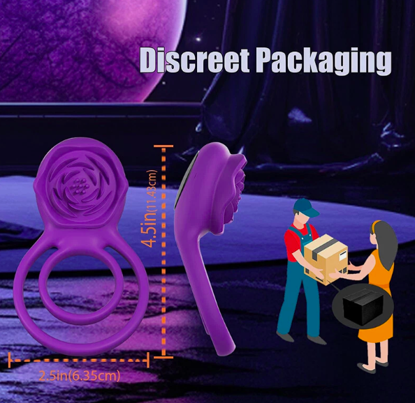 Vòng Đeo Cậu Nhỏ Hình Hoa Hồng – Kích Thích Âm Vật Tăng Cường Khoái Cảm